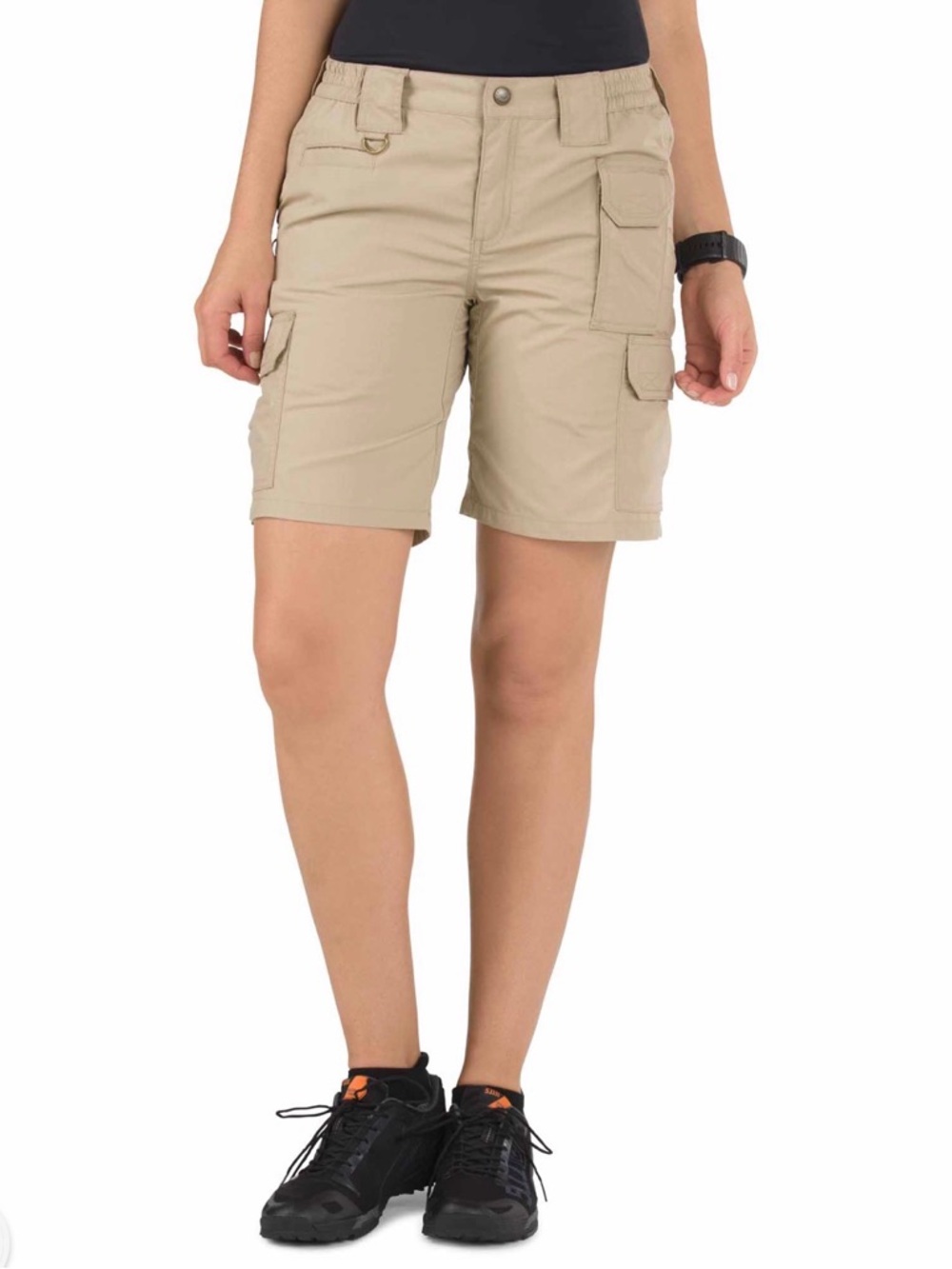 5.11 Tactical Tan Cargo Shorts with Utility Pockets